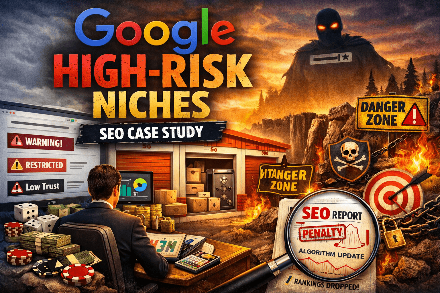 How Google Treats High-Risk Niches Differently: A Competition Site SEO Case Study