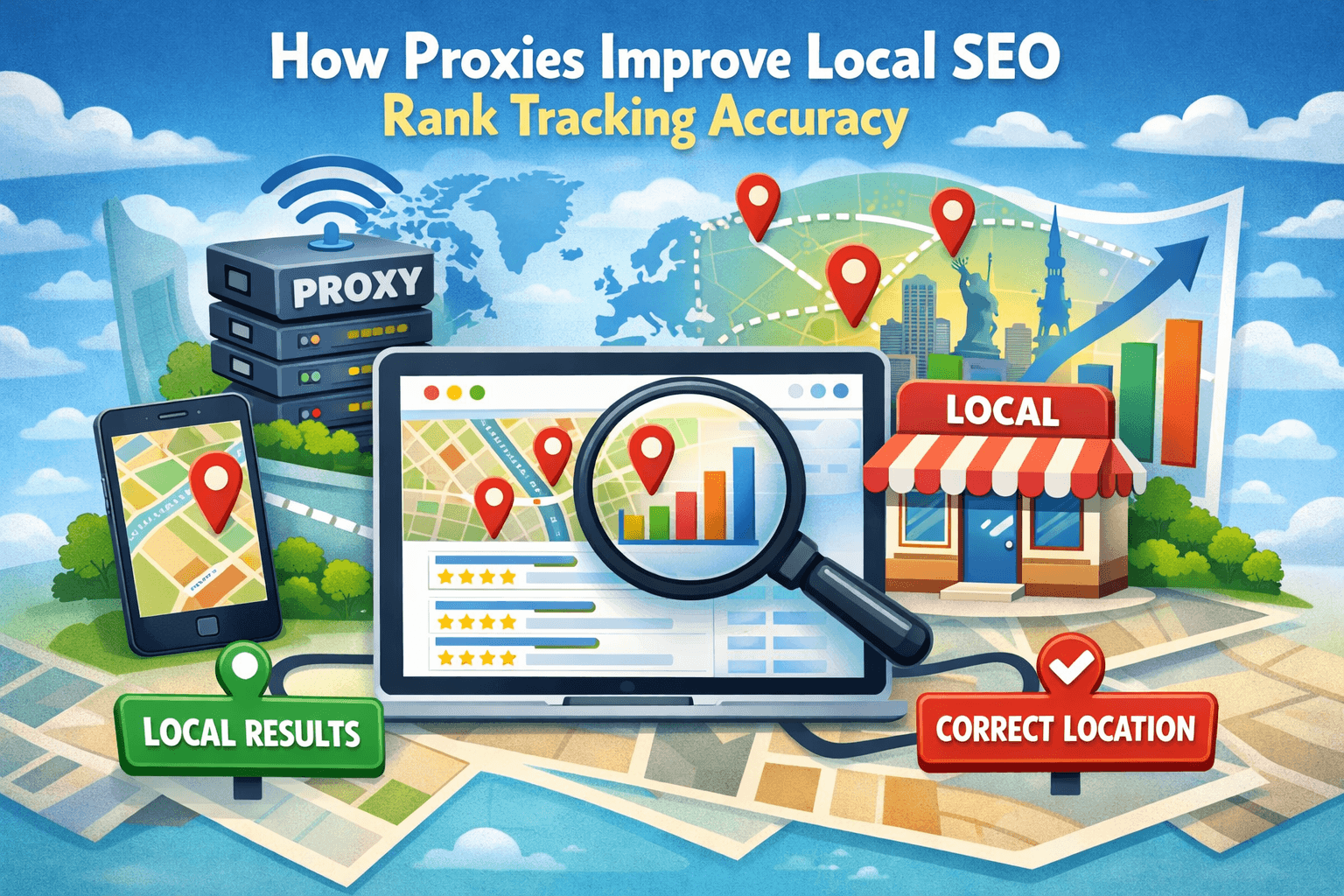 How Proxies Improve Local SEO Rank Tracking Accuracy