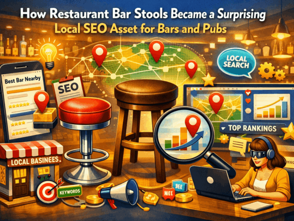 How Restaurant Bar Stools Became a Surprising Local SEO Asset for Bars and Pubs