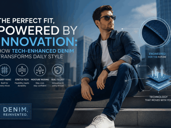 The Perfect Fit, Powered by Innovation: How Tech‑Enhanced Denim Transforms Daily Style