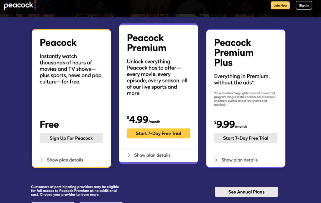 Does Peacock Have a Free Plan?