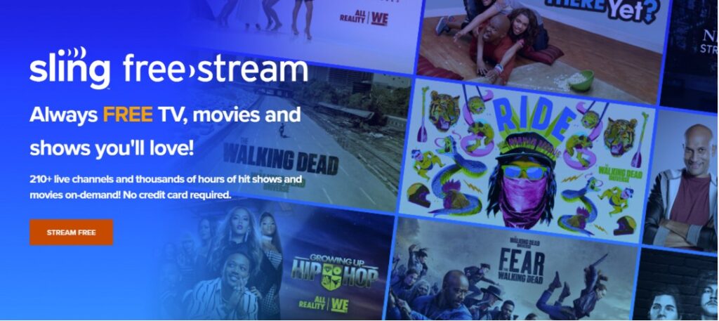 How to Start Watching Sling Freestream