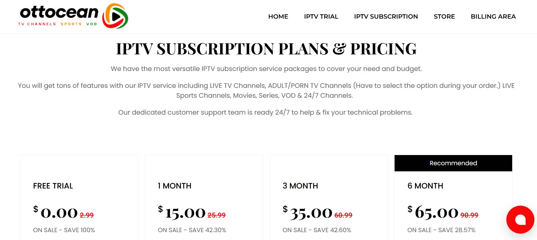 OTTOcean Pricing: Plans, Costs, Features, and Complete Guide